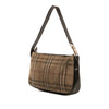 Burberry House Check Suede Shoulder Bag Secondhand