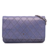 Chanel CC Calfskin Double Stitched Wallet on Chain Secondhand