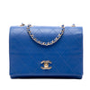 Chanel CC Quilted Calfskin Diamond Stitched Flap Secondhand