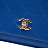 Chanel CC Quilted Calfskin Diamond Stitched Flap Secondhand