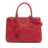 Prada Medium Saffiano Lux Galleria Double Zip Satchel Secondhand