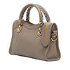 Balenciaga Mini Goatskin Motocross Classic Metallic Edge City Satchel Secondhand