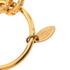 Chanel CC Gold Plated Medallion Key Chain Secondhand