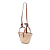 Celine Nano Raffia Cuir Triomphe Classic Panier Tote Secondhand