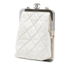 Chanel Lambskin and Acrylic Kiss Clutch with Chain Secondhand