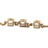 Louis Vuitton Gold Plated Crystal Gamble Necklace Secondhand