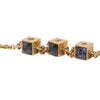 Louis Vuitton Gold Plated Crystal Gamble Necklace Secondhand