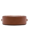 Celine Straw Effect Canvas Cuir Triomphe Oval Crossbody Secondhand