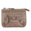 Secondhand Balenciaga Lambskin Motocross Giant 12 Porte Monnaie Zip Coin Purse
