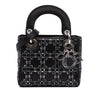 Dior Mini Satin Cannage Strass Crystal Embellished Lady Dior Secondhand