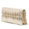 Chanel CC Metallic Pleated Lambskin Chain Link Shoulder Bag Secondhand