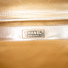 Chanel CC Metallic Pleated Lambskin Chain Link Shoulder Bag Secondhand