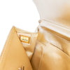 Chanel CC Metallic Pleated Lambskin Chain Link Shoulder Bag Secondhand