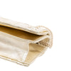 Chanel CC Metallic Pleated Lambskin Chain Link Shoulder Bag Secondhand