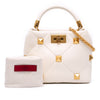 Valentino Small Nappa Roman Stud The Handle Bag Secondhand