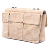 Chanel Choco Bar Suede Mademoiselle Turnlock Flap Secondhand