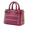 Burberry Baby Studded Leather and House Check Banner Satchel Secondhand
