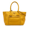 Prada Vitello Daino Front Pocket Open Convertible Tote Secondhand