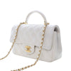 Chanel Mini Rectangular Lambskin Top Handle Flap Secondhand