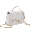 Chanel Mini Rectangular Lambskin Top Handle Flap Secondhand