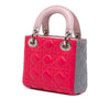 Secondhand Dior Mini Tricolor Lambskin Cannage Lady Dior