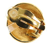 Chanel CC Gold Plated Clip On Earrings Secondhand