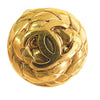 Chanel CC Gold Plated Clip On Earrings Secondhand