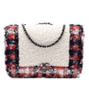 Chanel CC Tweed and Shearling Single Flap Secondhand