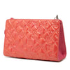 Chanel Quilted Patent Embossed Lucky Symbols Pochette Secondhand
