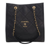 Chanel CC Quilted Lambskin Shopping Tote Secondhand