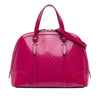 Gucci Medium Microguccissima Patent Nice Dome Satchel Secondhand