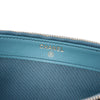 Chanel Raffia Deauville Double Zip Clutch with Chain Secondhand