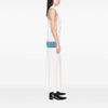 Chanel Raffia Deauville Double Zip Clutch with Chain Secondhand