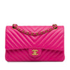 Chanel Medium Chevron Lambskin Double Flap Secondhand