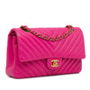 Chanel Medium Chevron Lambskin Double Flap Secondhand