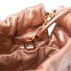 Chanel Mini Metallic Quilted Calfskin 22 Satchel Secondhand