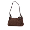 Ferragamo Gancini Suede Shoulder Bag Secondhand
