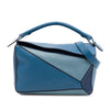 LOEWE Medium Tricolor Calfskin Puzzle Satchel Secondhand