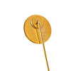 Hermès Gold Plated Clou de Selle Stick Pin Brooch Secondhand