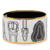 Hermès Extra Wide Harnais des Presidents Enamel Bangle 65 Secondhand