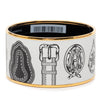 Hermès Extra Wide Harnais des Presidents Enamel Bangle 65 Secondhand