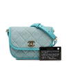 Chanel Mini CC Quilted Denim Messenger Flap Secondhand