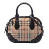 Burberry Small Haymarket Check Coated Canvas Orchard Bowling Bag Secondhand