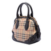 Burberry Small Haymarket Check Coated Canvas Orchard Bowling Bag Secondhand