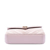 Saint Laurent Medium Calfskin and Suede Chevron Monogram College Satchel Secondhand