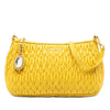 Miu Miu Matelasse Nappa Crystal Charm Shoulder Bag Secondhand