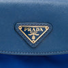 Prada Saffiano Trimmed Tessuto Chain Crossbody Secondhand