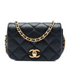 Chanel Mini Quilted Calfskin Nailed CC Flap Secondhand