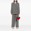 Saint Laurent Patent Sac Coeur Heart Shaped Clutch Secondhand