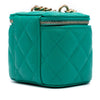 Chanel Mini Quilted Caviar CC Sweetheart Vanity Case with Chain Secondhand